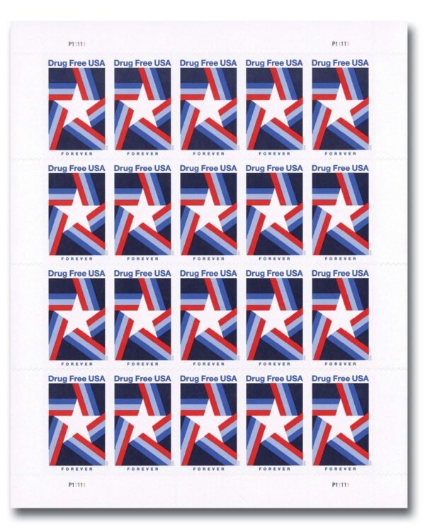 2020 Drug Free USA Forever Stamp