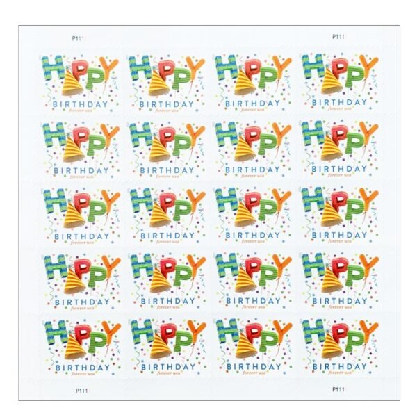 Happy Birthday Stamps 2021