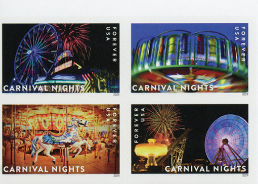 2024 Carnival Nights Forever Stamps