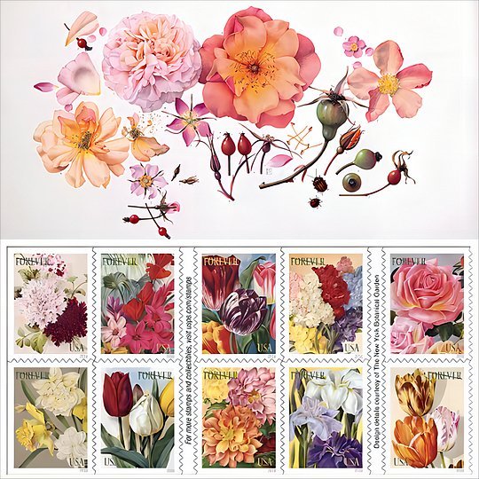 Botanical Art Stamps 2016