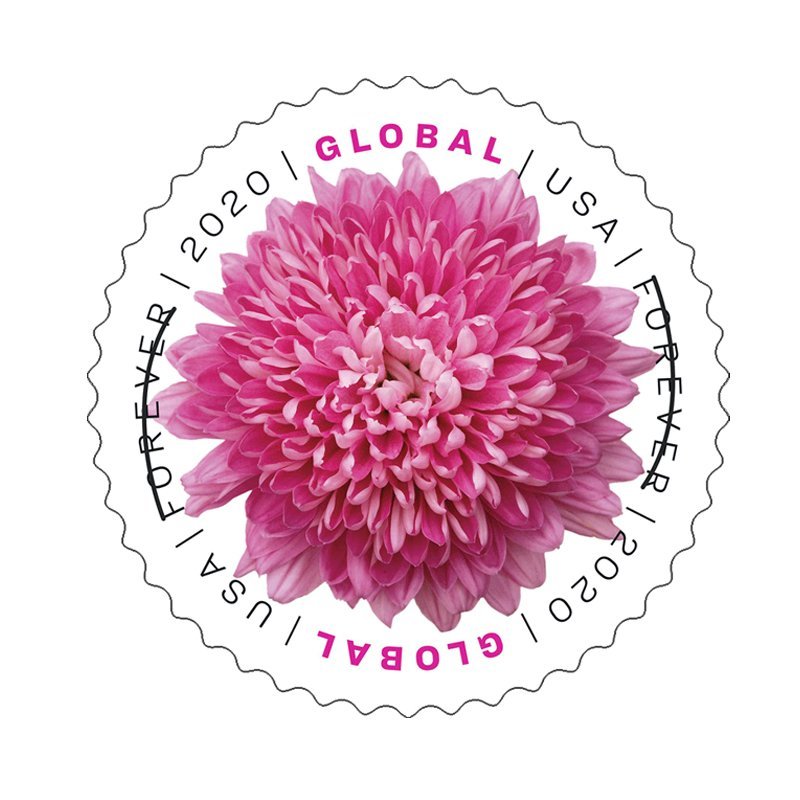Global: Chrysanthemum Stamps 2020