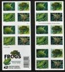 North American frogs USPS first class stamps (2019)