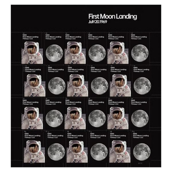 First Moon Landing Forever Stamps 2019