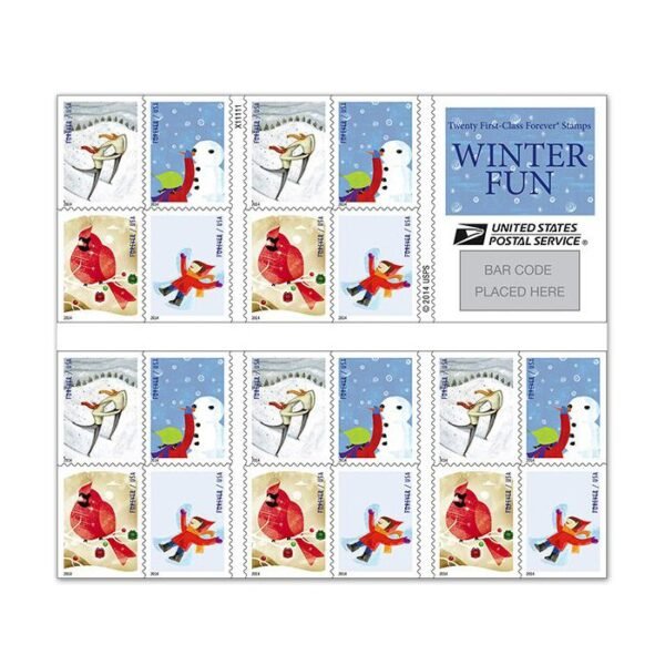 Winter Fun Stamps 2014