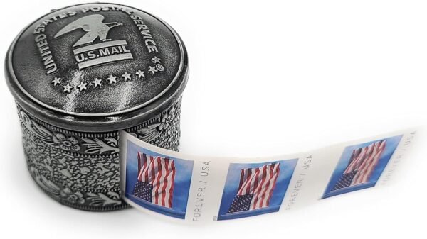 STAMP ROLL DISPENSER WITH TWO ROLL OF 200 FOREVER STAMPS