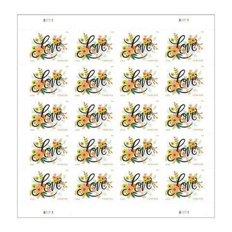 Love Flourishes Stamps 2018