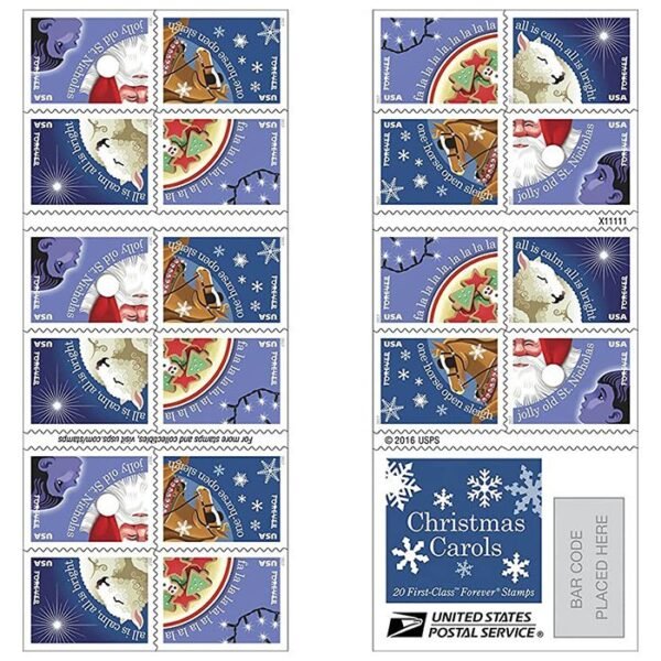 Christmas Carol stamps 2017