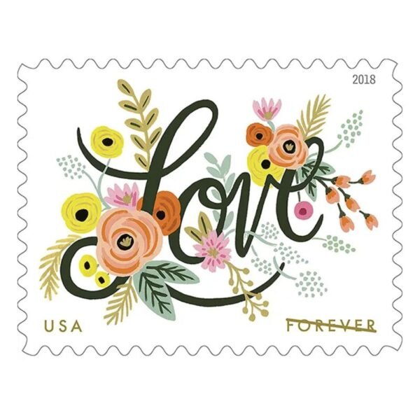 Love Flourishes Stamps 2018