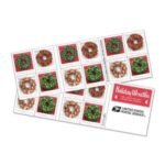 Holiday Wreaths Forever Stamps 2019