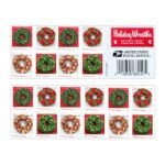 Holiday Wreaths Forever Stamps 2019
