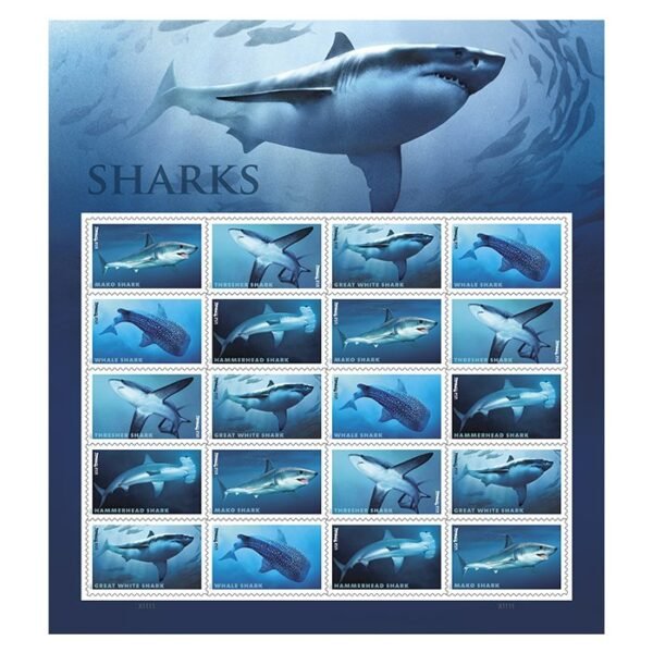 Sharks Forever Stamps 2017